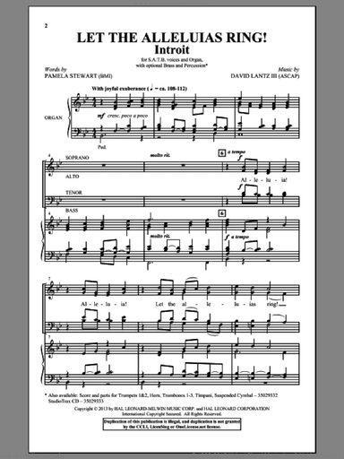 Let The Alleluias Ring! (Introit And Benediction)