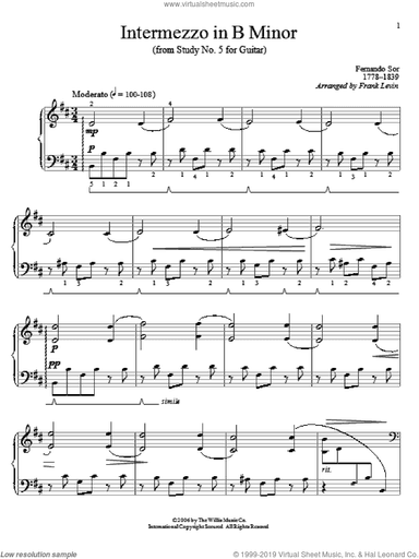Intermezzo In B Minor