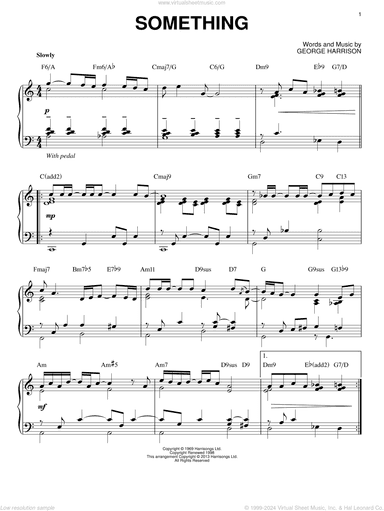 Something [Jazz version] (arr. Brent Edstrom)