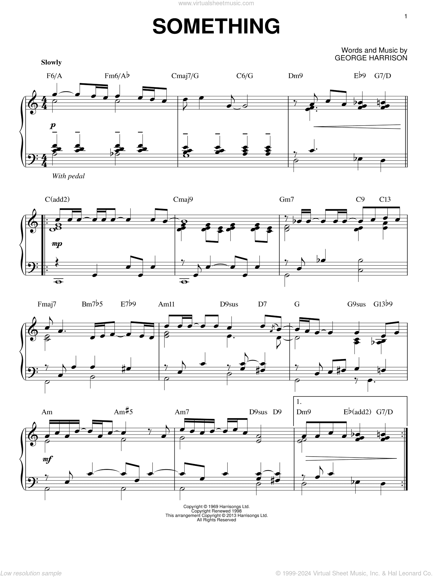 Something [Jazz version] (arr. Brent Edstrom)