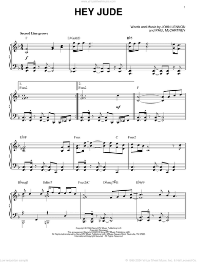Hey Jude [Jazz version] (arr. Brent Edstrom)