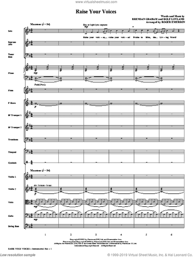 Raise Your Voices (complete set of parts)