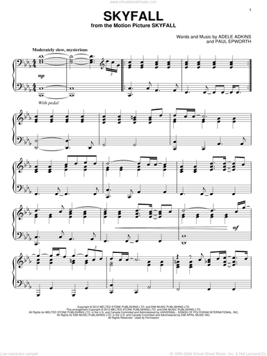 Skyfall, (intermediate)