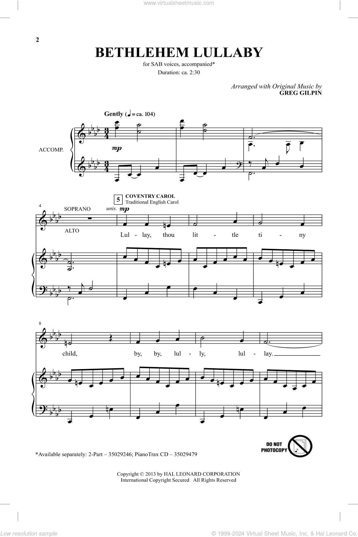 Bethlehem Lullaby