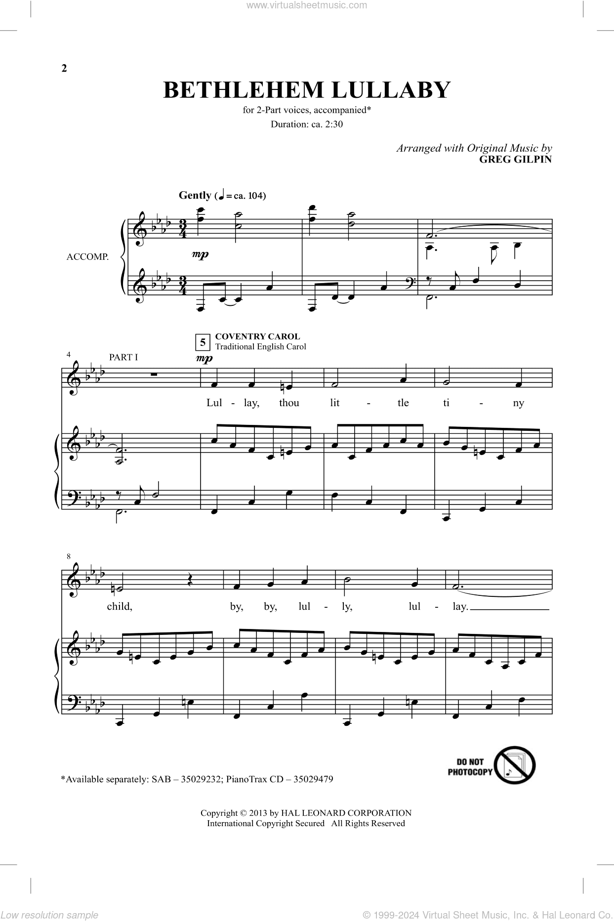 Bethlehem Lullaby