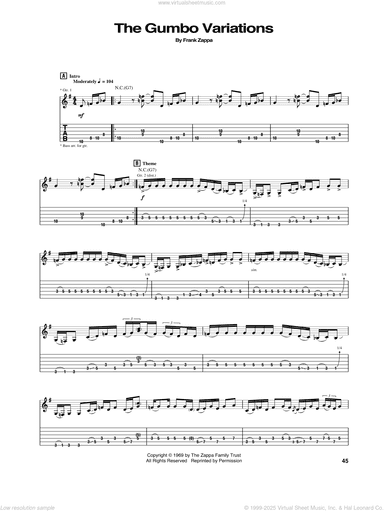 The Gumbo Variations