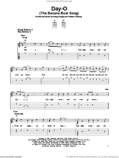 Day-O (The Banana Boat Song)