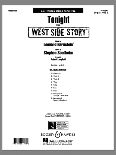 Tonight (from West Side Story) (COMPLETE)
