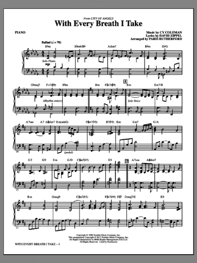 With Every Breath I Take (from City of Angels)