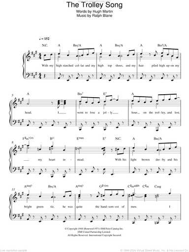 The Trolley Song (from 'Meet Me In St. Louis')