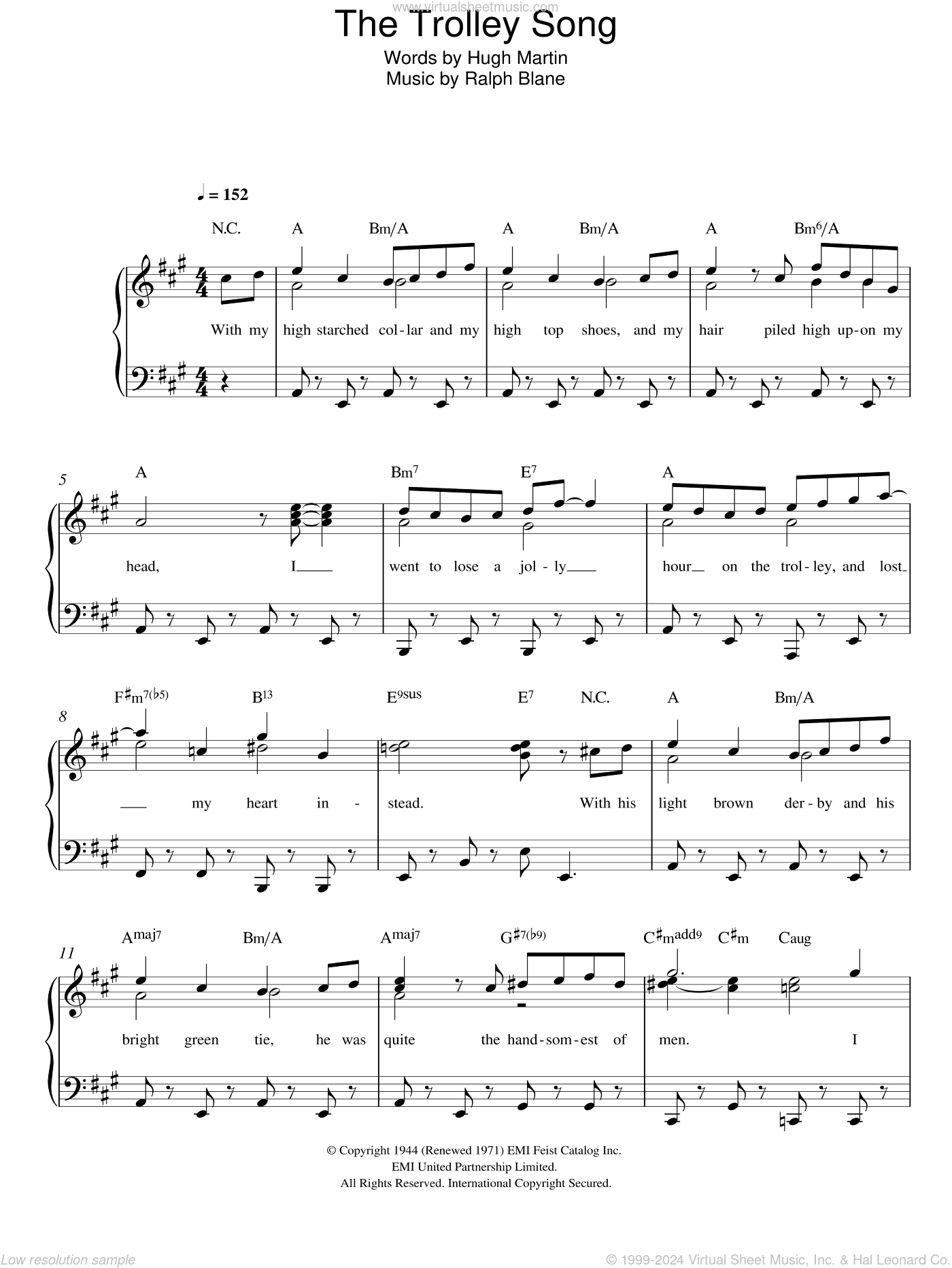 The Trolley Song (from 'Meet Me In St. Louis')