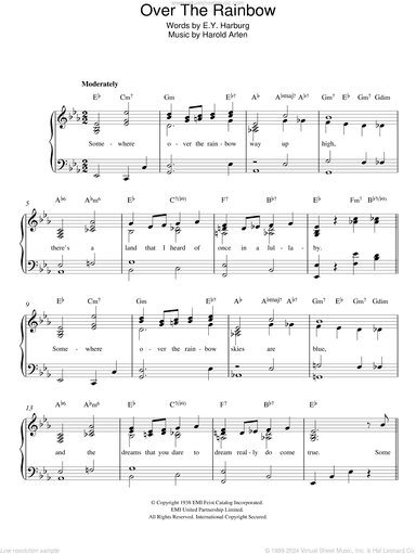 Over The Rainbow (from 'The Wizard Of Oz')