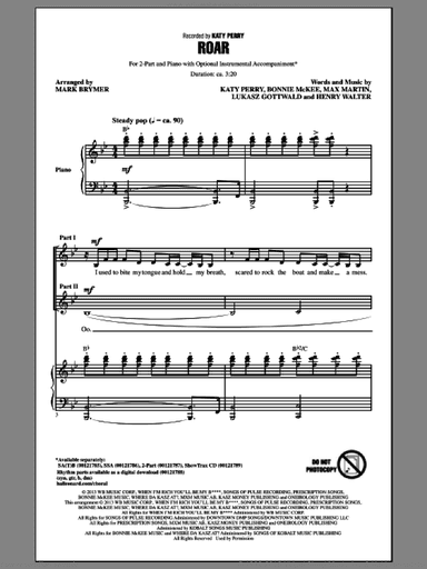 Roar (arr. Mark Brymer)