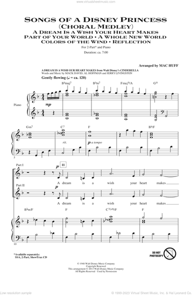 Songs of a Disney Princess (Choral Medley)