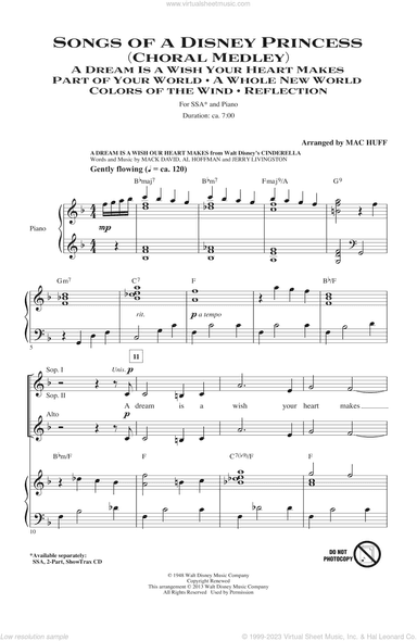 Songs of a Disney Princess (Choral Medley)