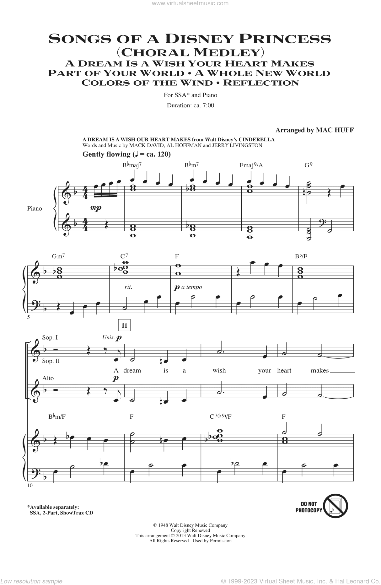 Songs of a Disney Princess (Choral Medley)