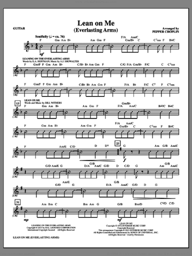 Lean on Me (Everlasting Arms)