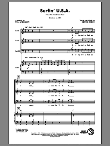 Surfin' U.S.A. (arr. Tom Anderson)