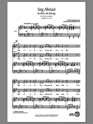 Sing Alleluia! (In Music We Belong)