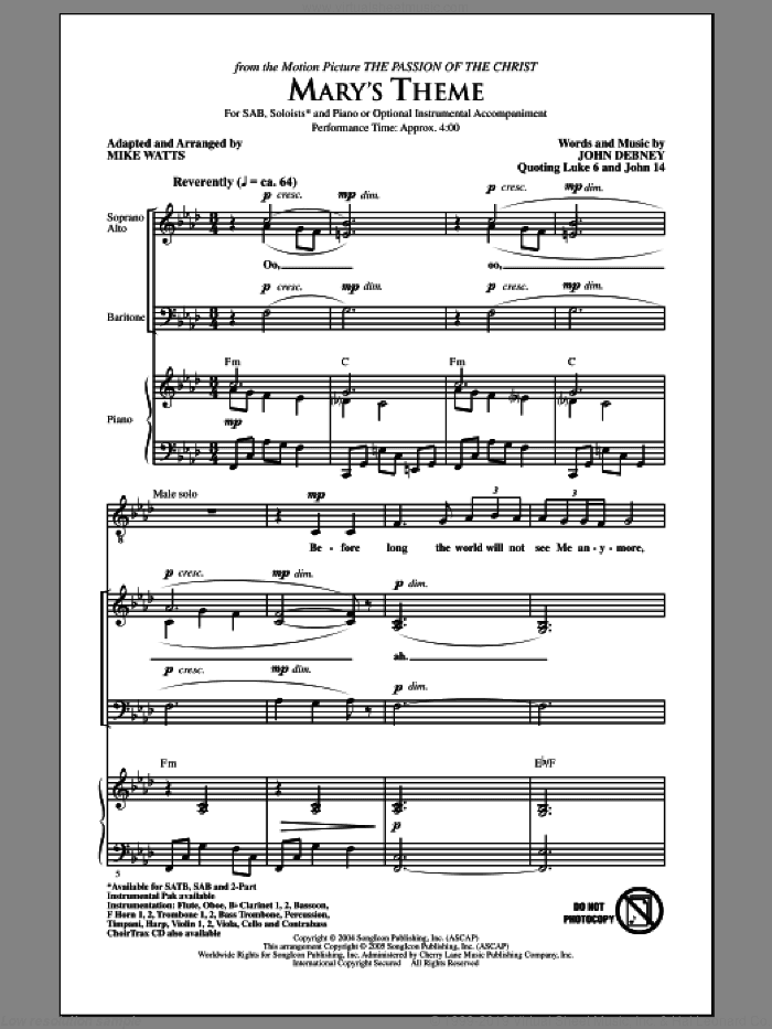 Mary's Theme