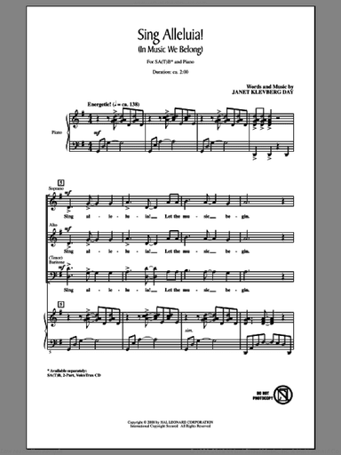 Sing Alleluia! (In Music We Belong)