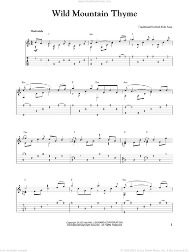 Wild Mountain Thyme (arr. Mark Phillips)