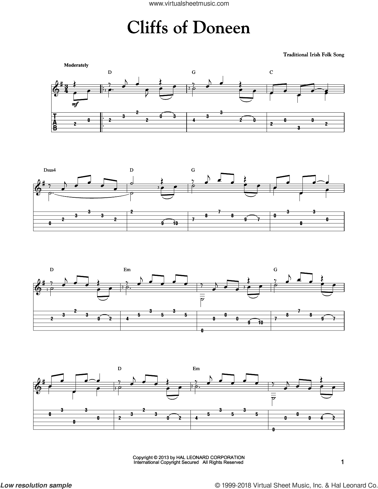 Cliffs Of Doneen (arr. Mark Phillips)