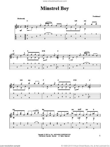 Minstrel Boy (arr. Mark Phillips)