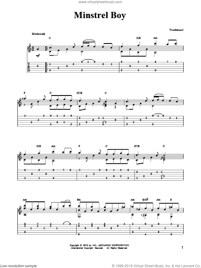 Minstrel Boy (arr. Mark Phillips)