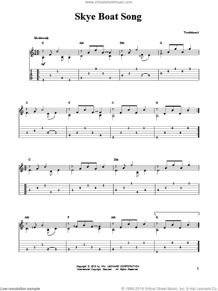 The Skye Boat Song (arr. Mark Phillips)