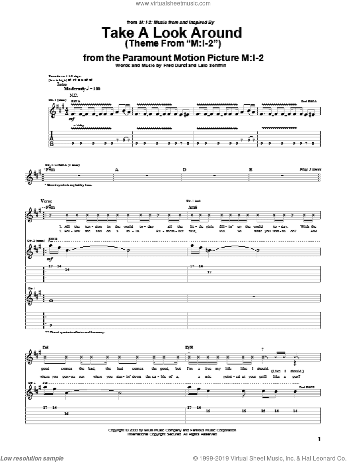 Take A Look Around (Theme From "M:I-2")