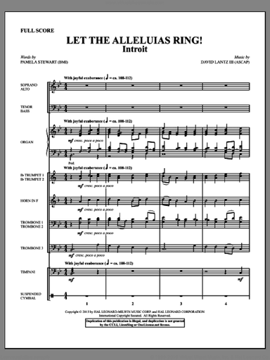 Let The Alleluias Ring! (Introit And Benediction)