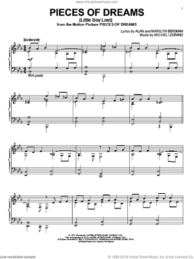 Pieces Of Dreams (Little Boy Lost)