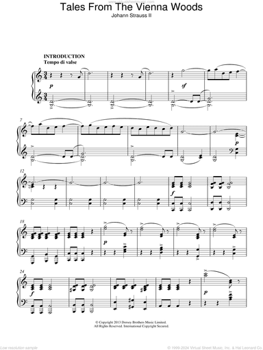 Tales From The Vienna Woods, (intermediate)