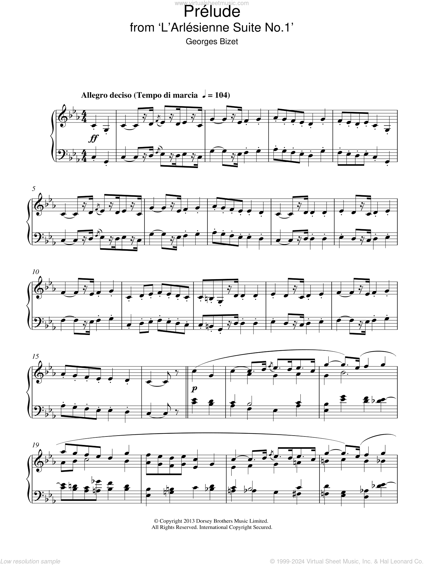 Prelude (from 'L'Arlesienne')