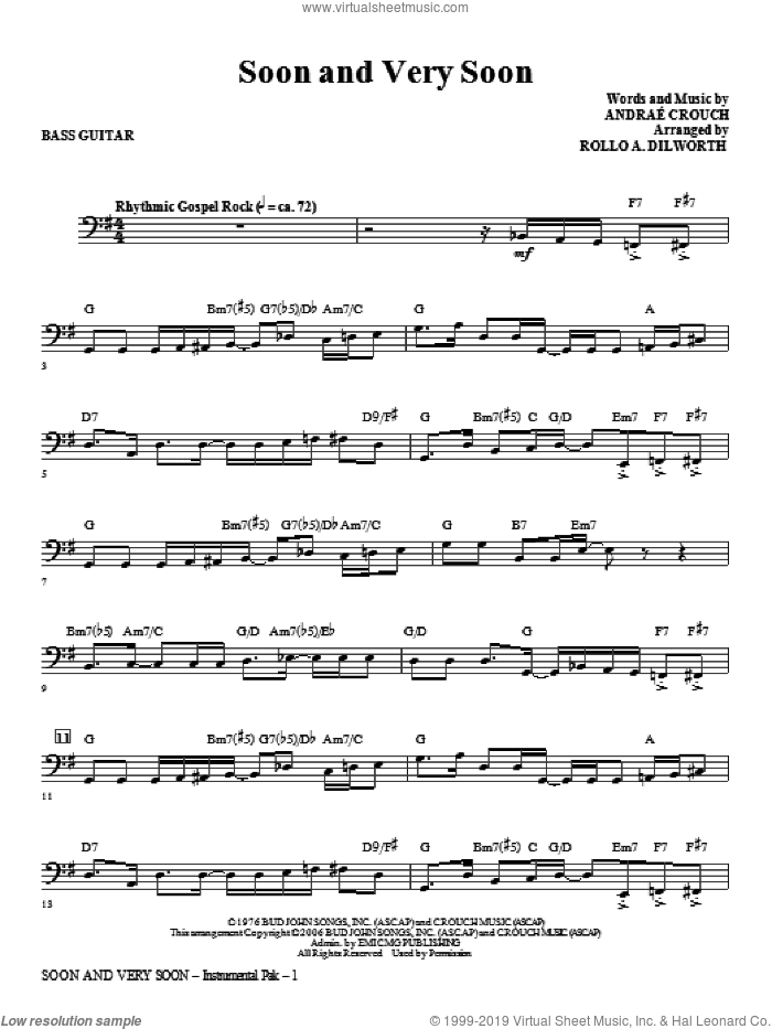 Soon And Very Soon (arr. Rollo Dilworth)