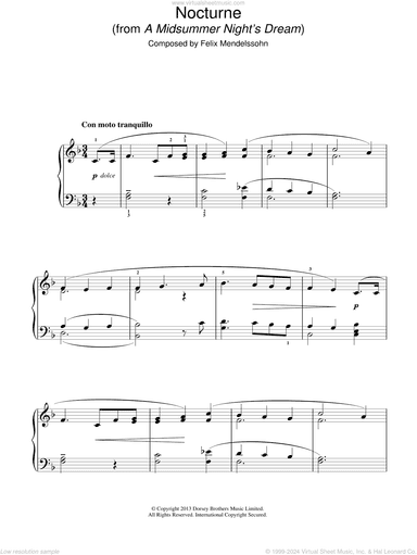 Nocturne (from A Midsummer Night's Dream)