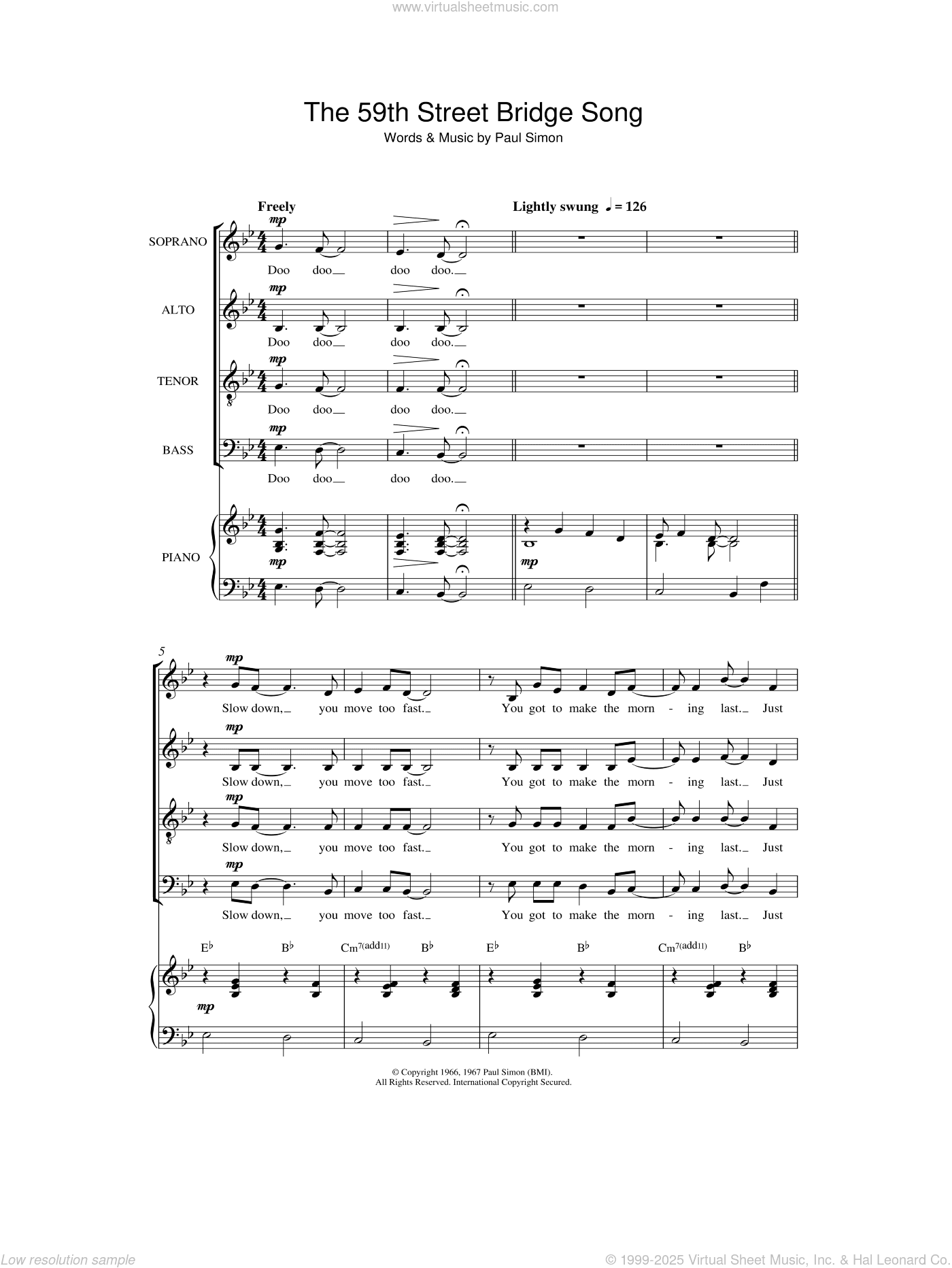 The 59th Street Bridge Song (Feelin' Groovy)