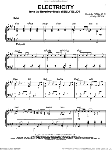 Electricity [Jazz version] (arr. Brent Edstrom)