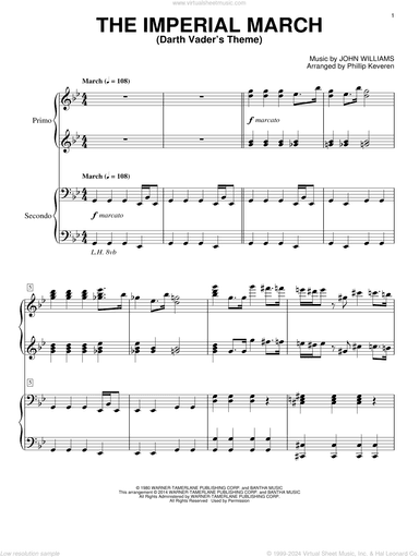 The Imperial March (Darth Vader's Theme) (arr. Phillip Keveren)