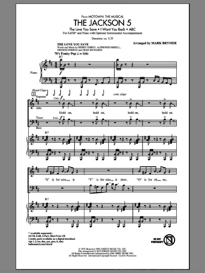 The Jackson 5 (from Motown the Musical)