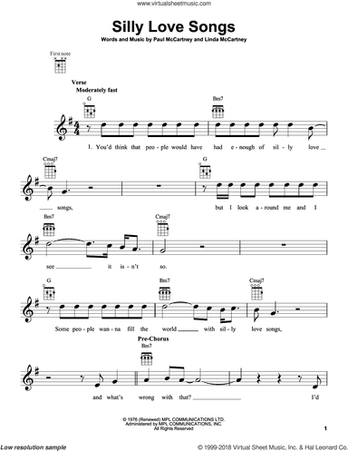 Silly Love Songs