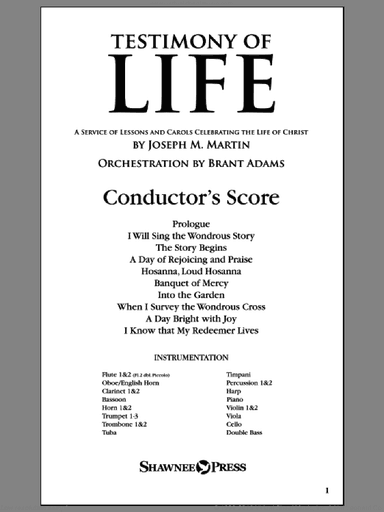 Testimony of Life (Full Orchestra) (COMPLETE)