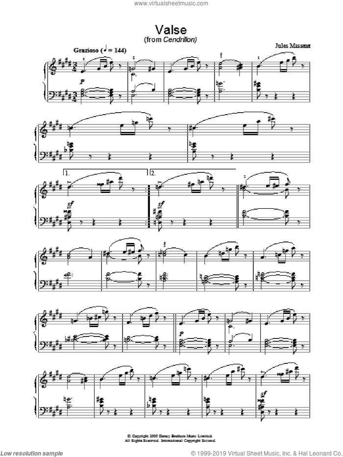 Valse (from Cendrillon)
