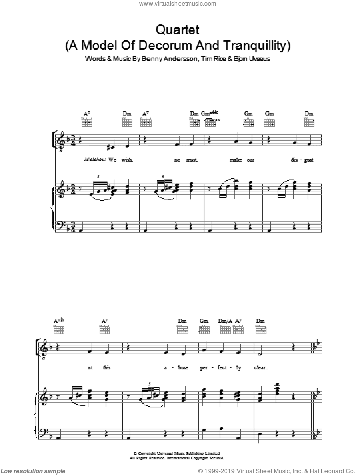 Quartet (A Model Of Decorum And Tranquillity)