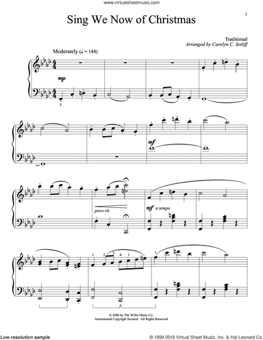 Sing We Now Of Christmas