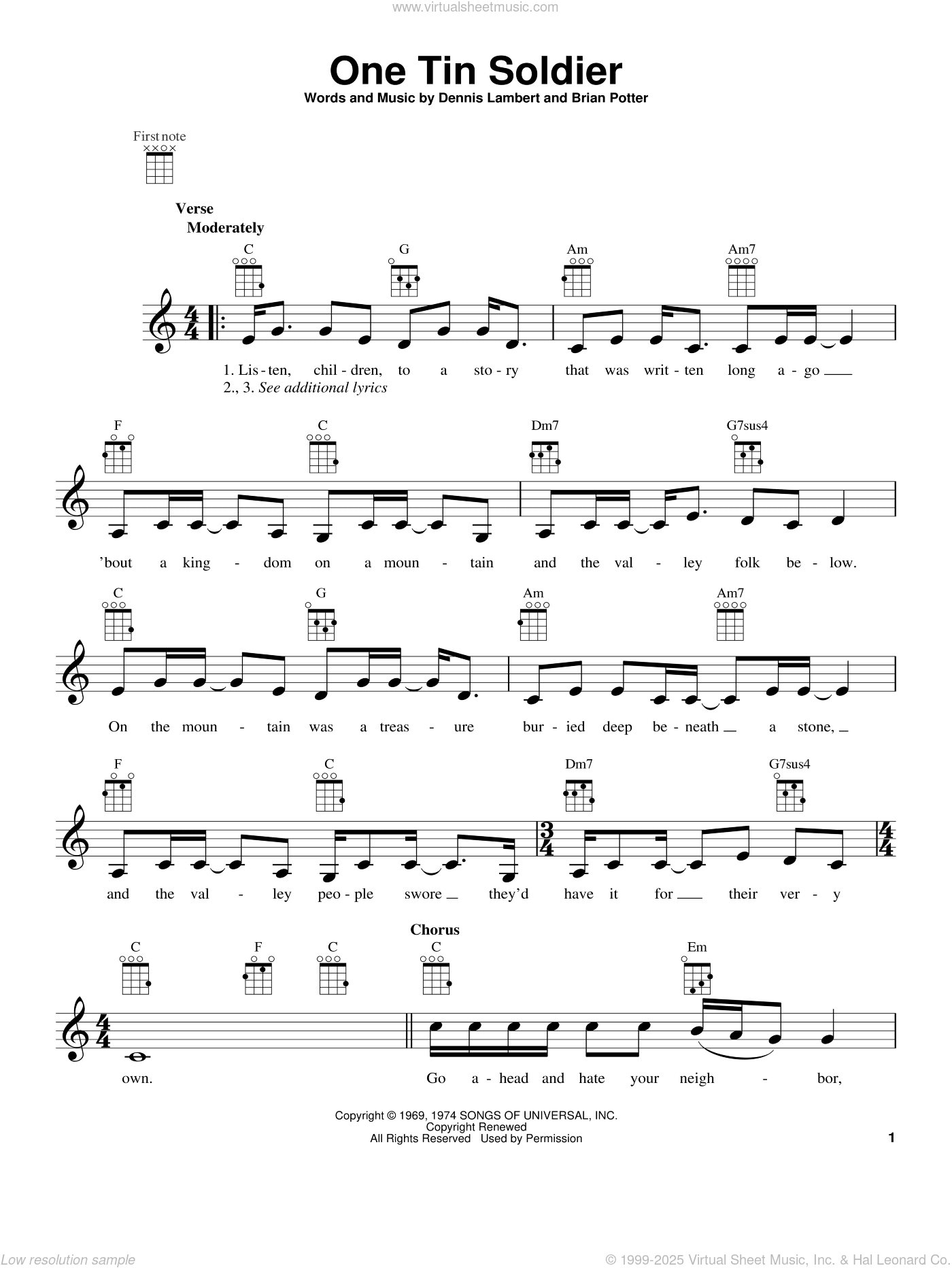 One Tin Soldier