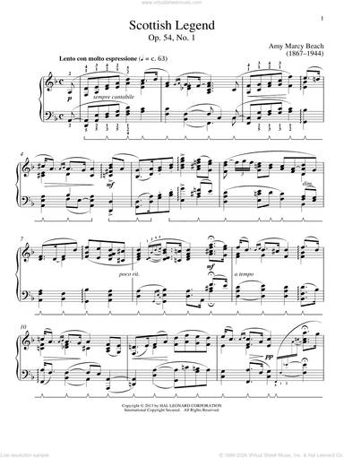 Scottish Legend, Op. 54, No. 1