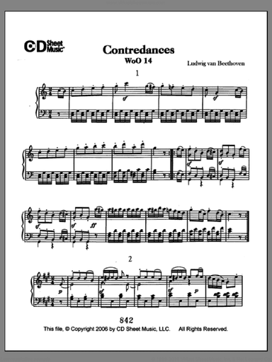Contradances, Woo 14