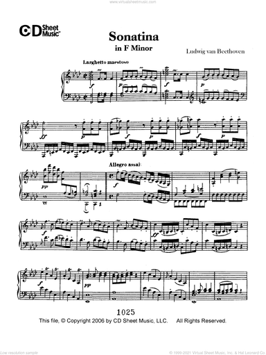 Sonatina in  F Minor